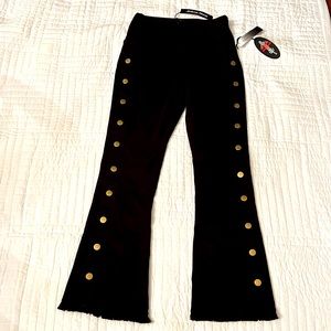 ATHENA MARIE Slimming Essentials CUTE Button Pants Size Small NWT